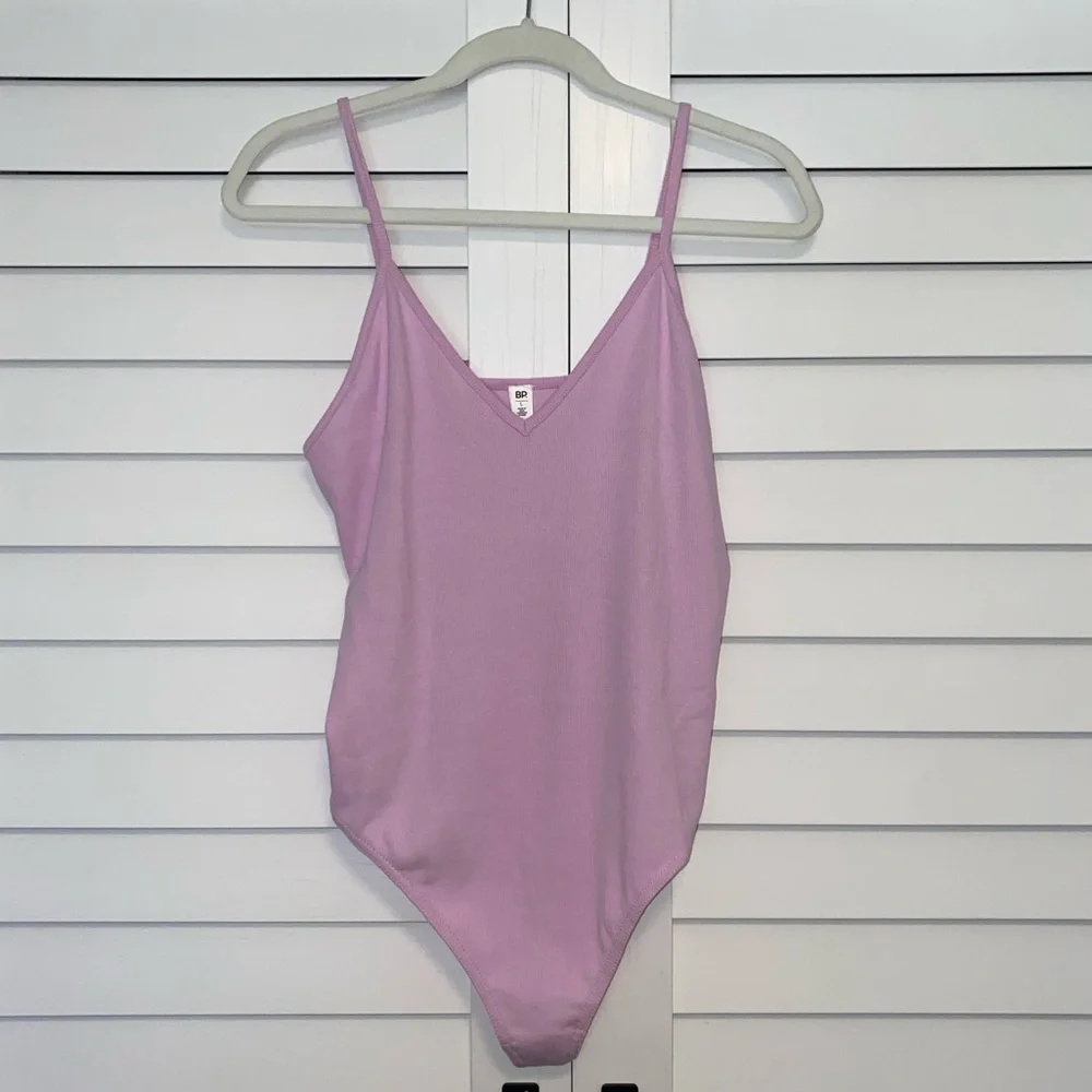 NWT BP lilac ribbed cami bodysuit L 🦄 - Picture 2 of 4